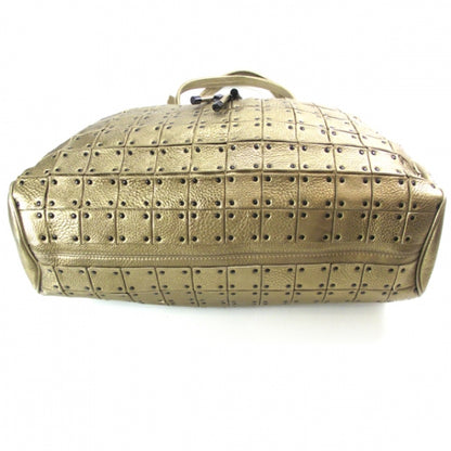 Burberry Prorsum Leather Large Studded Warrior Gold 4 of 10