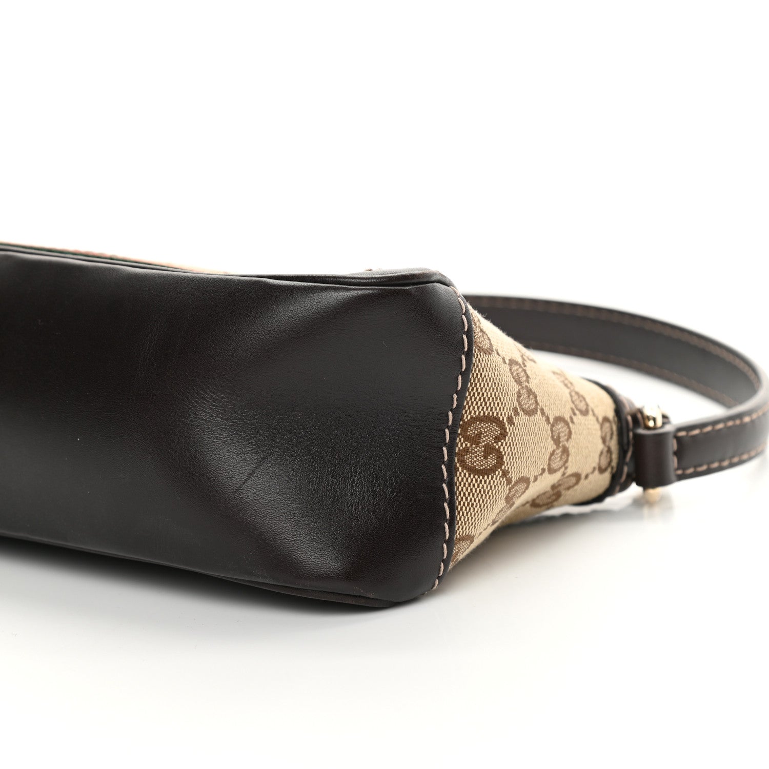 Gucci Monogram Small Mayfair Shoulder Bag Dark Brown 10 of 14