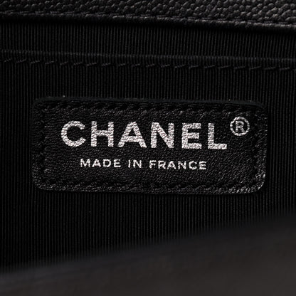 Chanel Caviar Quilted Medium Boy Flap So Black 6 of 9