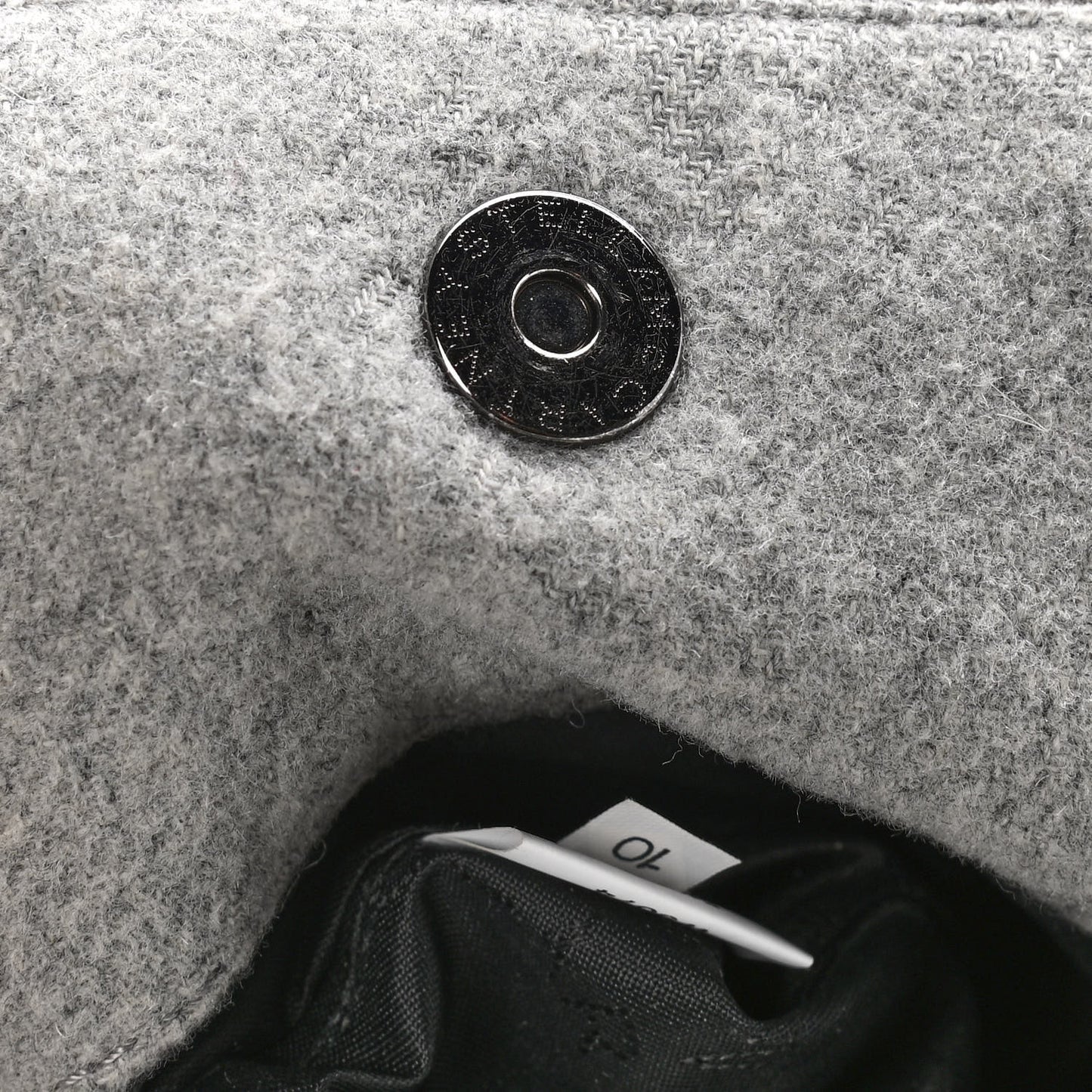 Eco Fur Mini Falabella Tote Grey