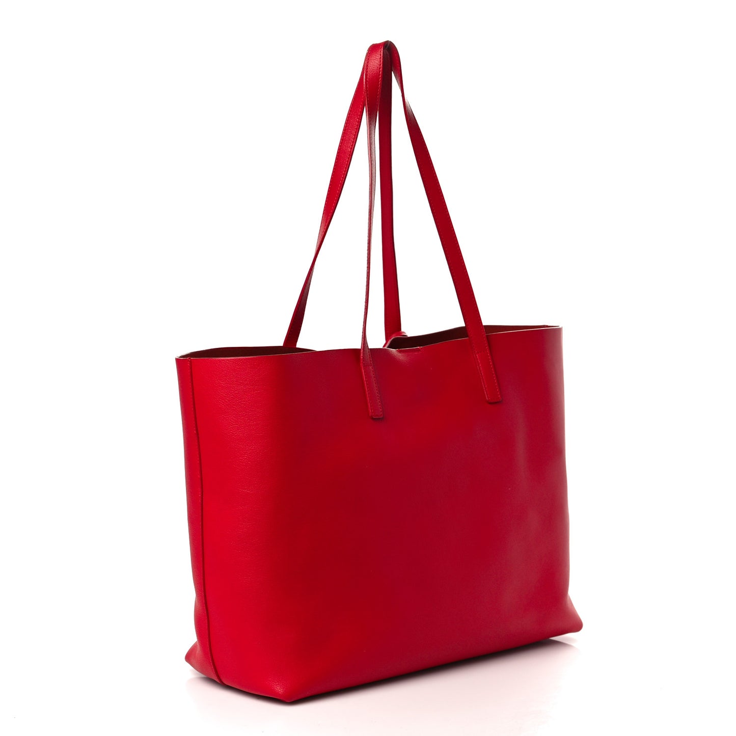Calfskin Large Shopping Tote Rouge Eros