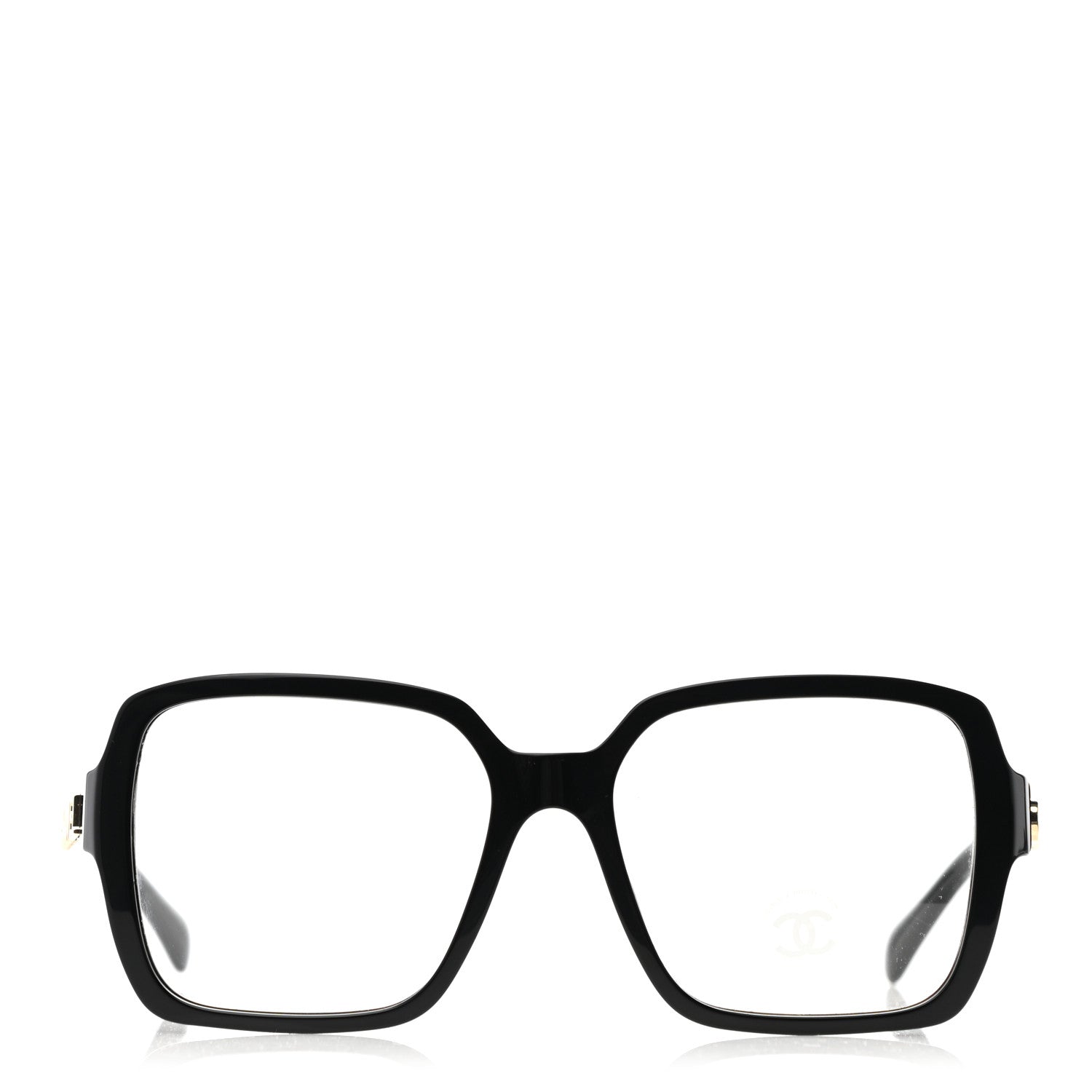 Chanel Acetate Square Eyeglasses 5408 Black 2 of 8