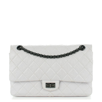 Chanel Aged Calfskin 2.55 Reissue 226 Flap White 1 of 8