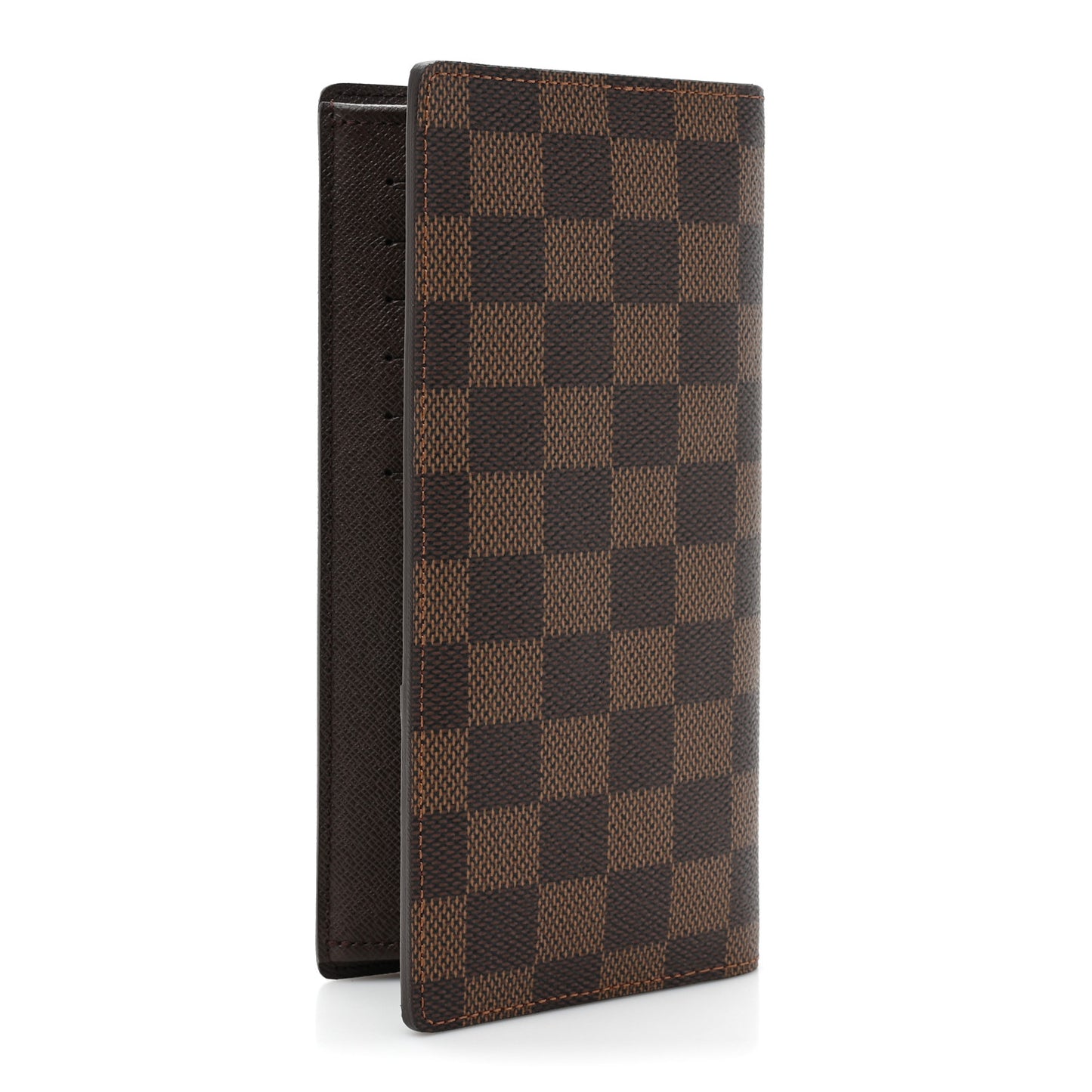 Damier Ebene Portefeuille Brazza Wallet