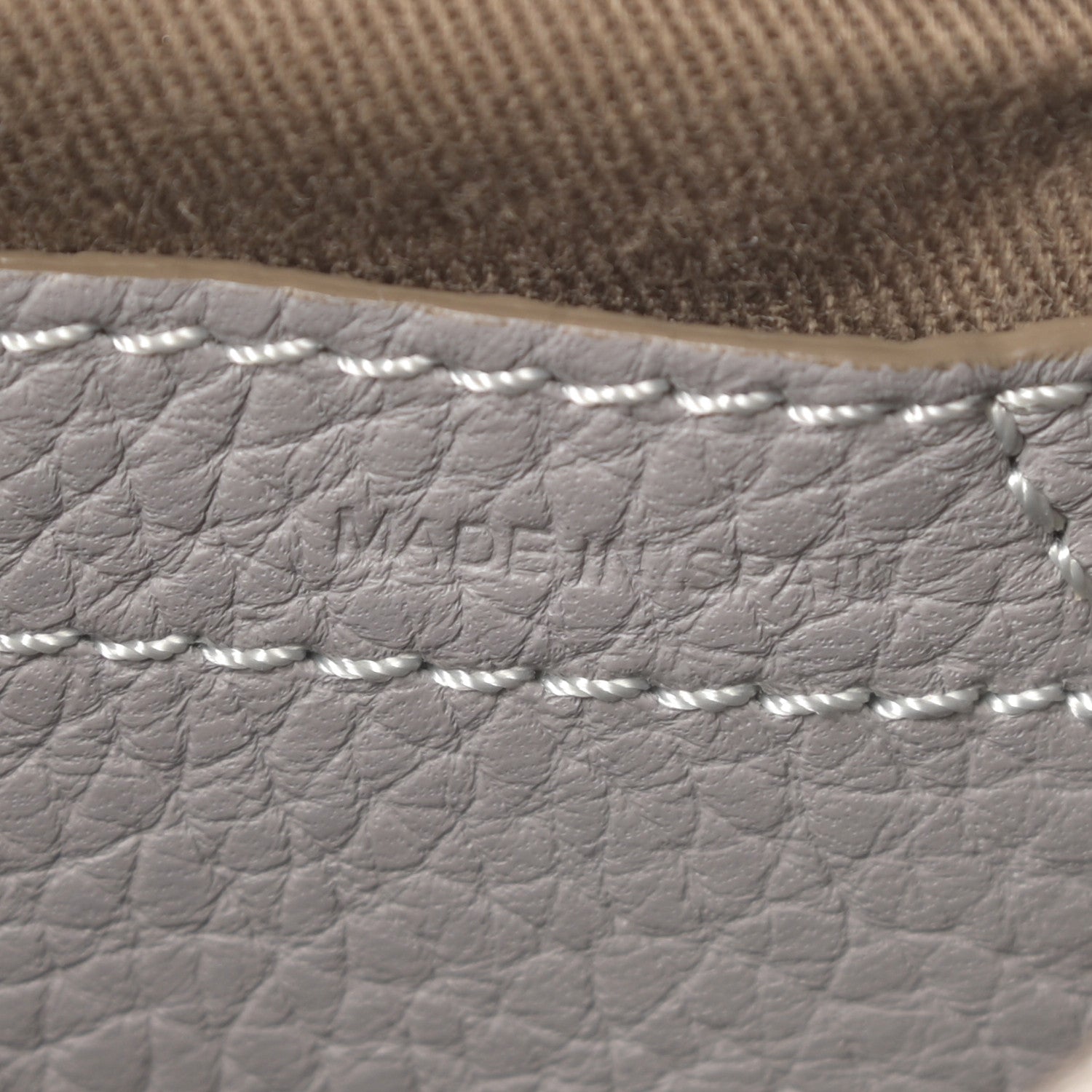 Chloe Calfskin Mini Marcie Round Crossbody Bag Cashmere Grey 7 of 15