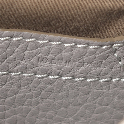 Chloe Calfskin Mini Marcie Round Crossbody Bag Cashmere Grey 7 of 15