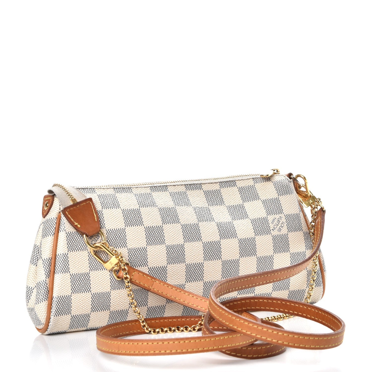 Louis Vuitton Damier Azur Eva Clutch 3 of 9