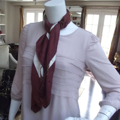 Gucci Silk Briglie Square Scarf Burgundy 2 of 7