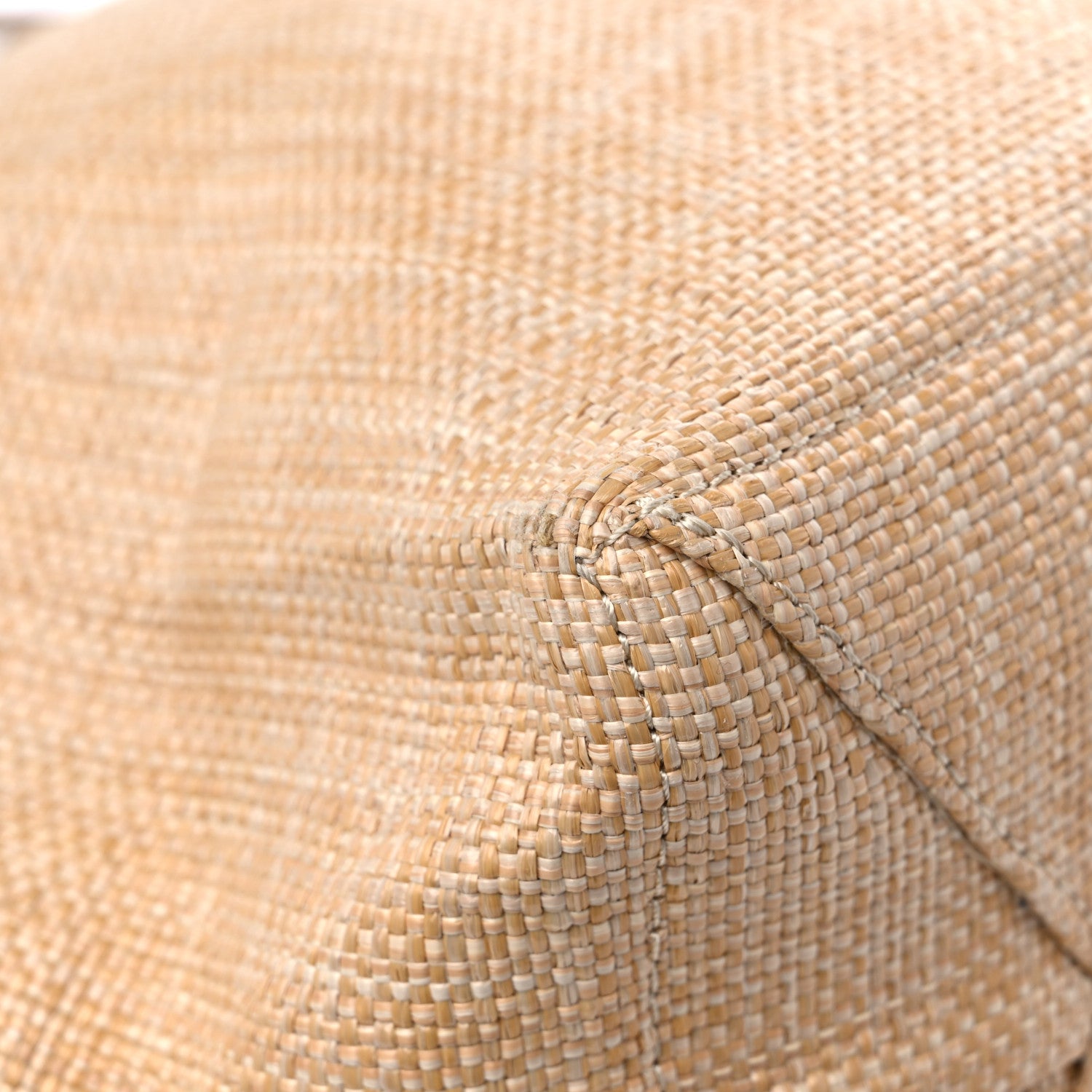 Prada Raffia Logo Tote Naturale 8 of 11