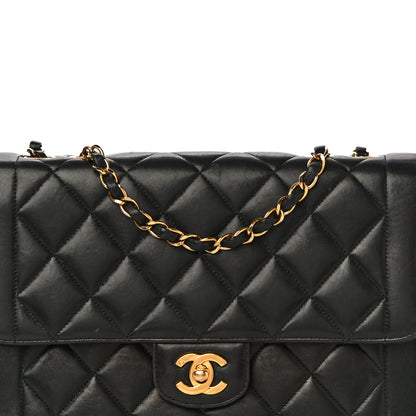 Chanel Lambskin Quilted Medium Single Flap Black 9 of 37