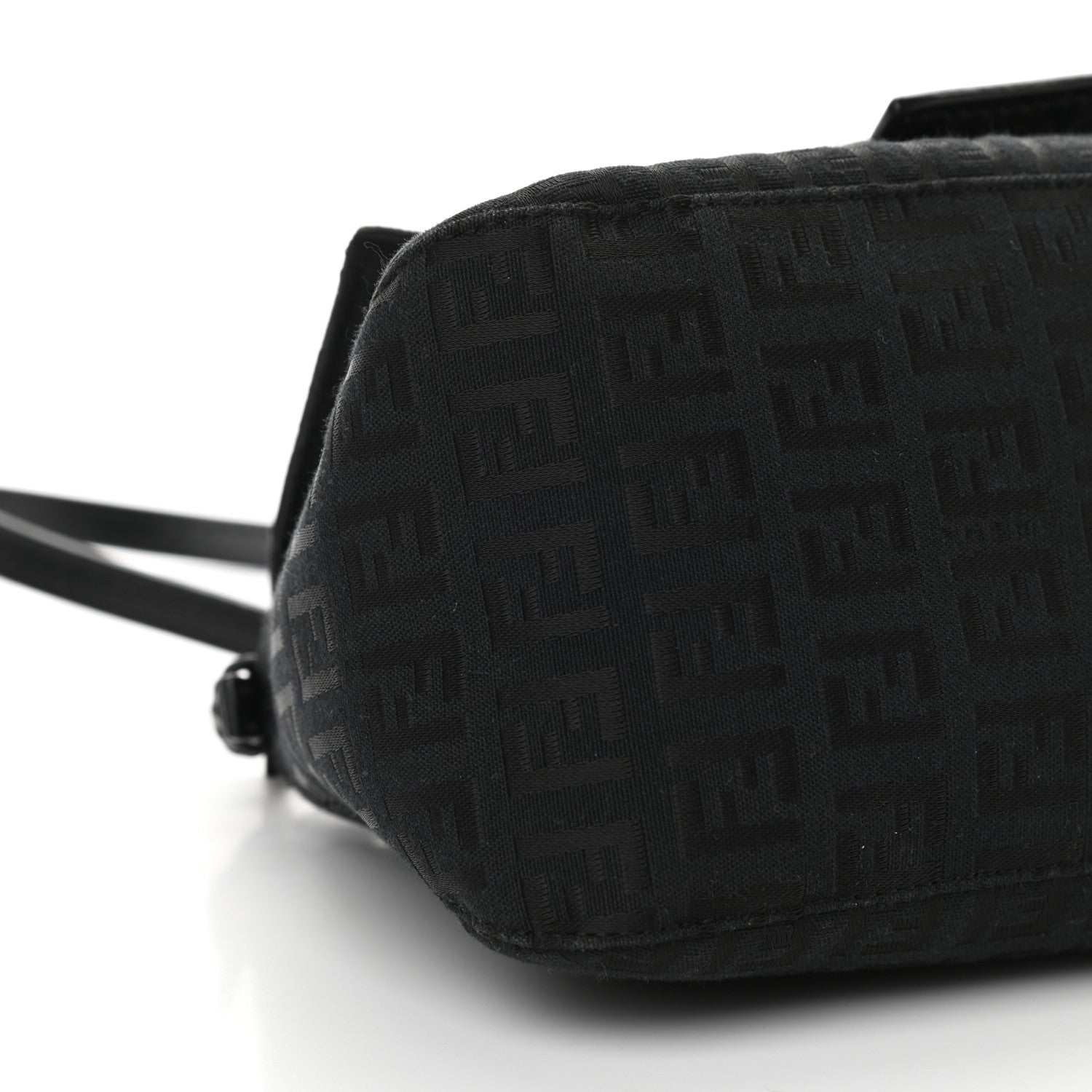 Fendi Zucchino Mini Mama Baguette Black 8 of 9