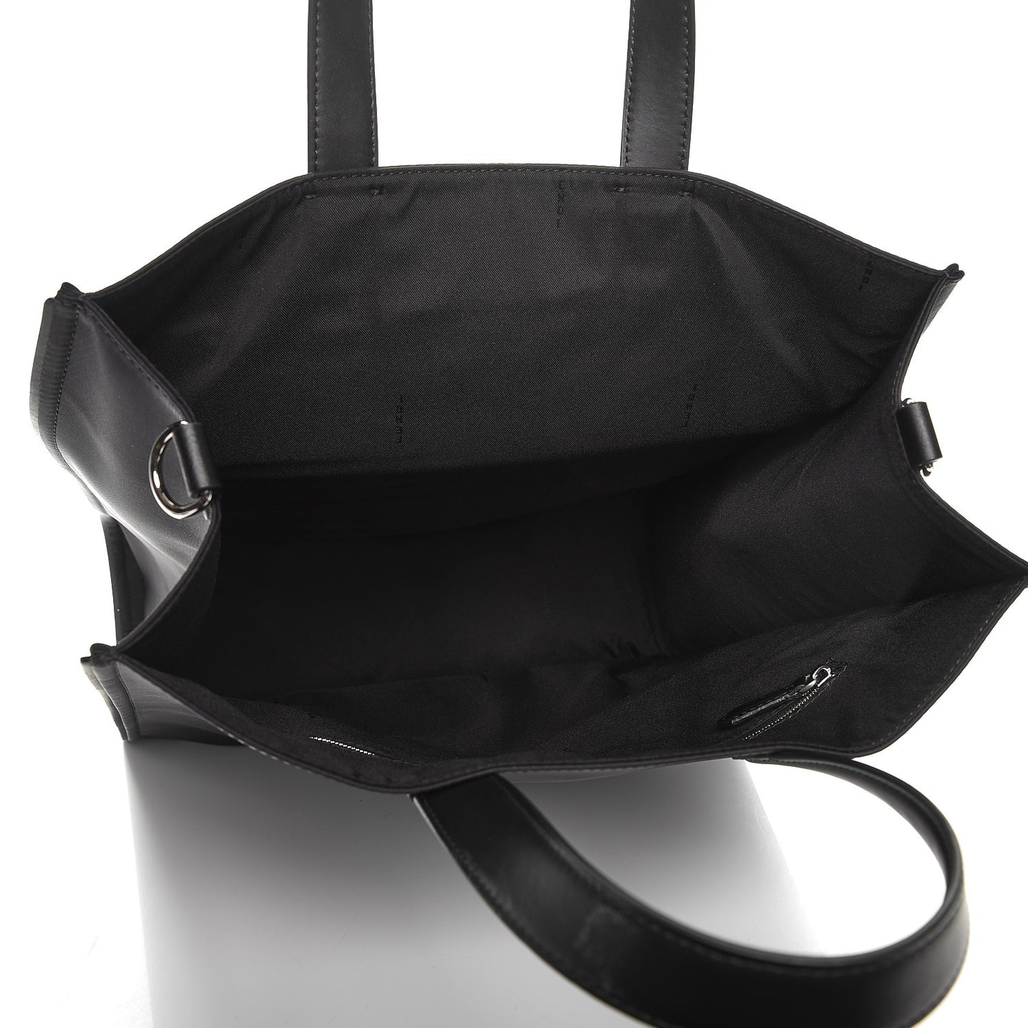 Nylon Vitello Liberty Metal Monster Eyes Tote Black