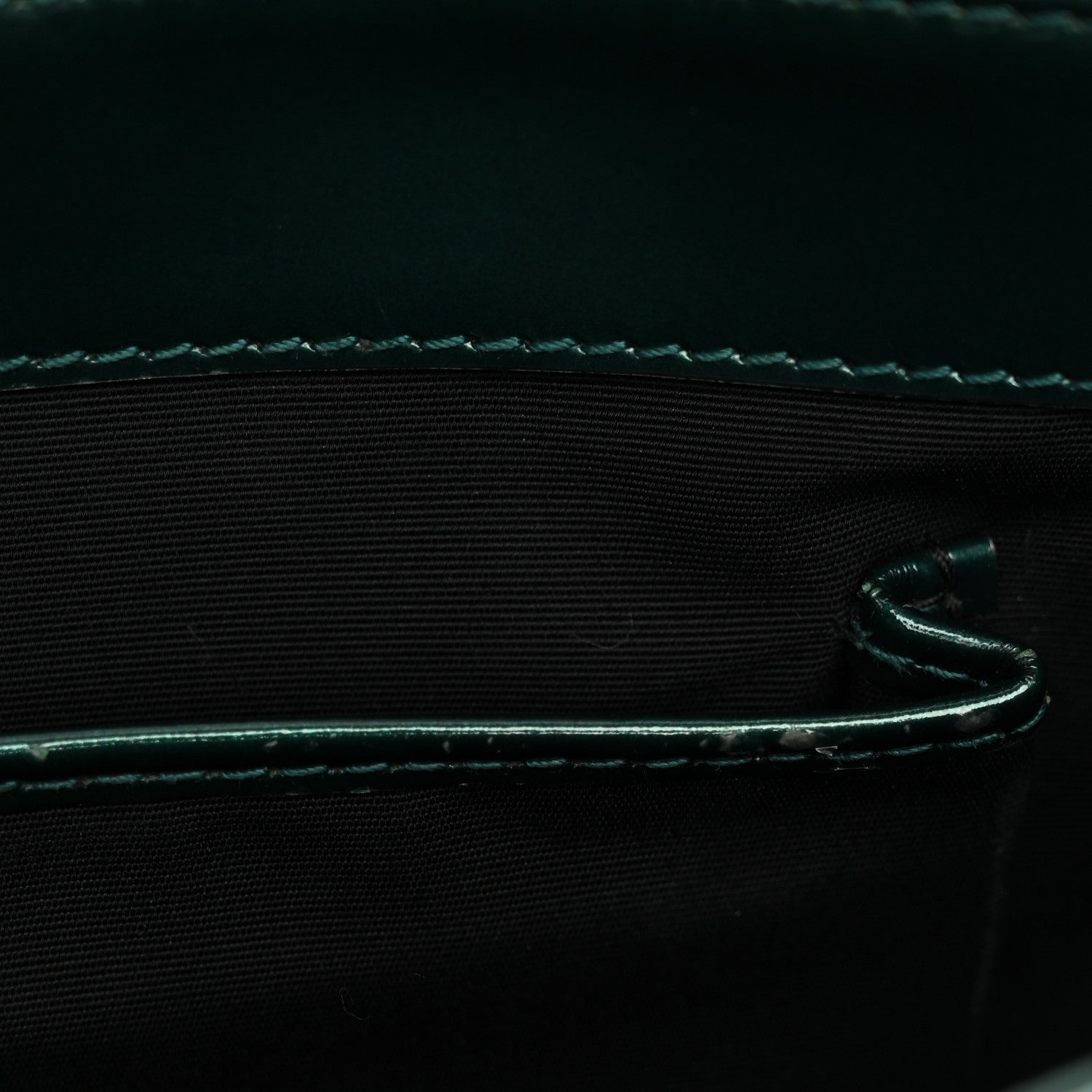 Bulgari Iridescent Calfskin Serpenti Forever Shoulder Bag Emerald Green 12 of 12