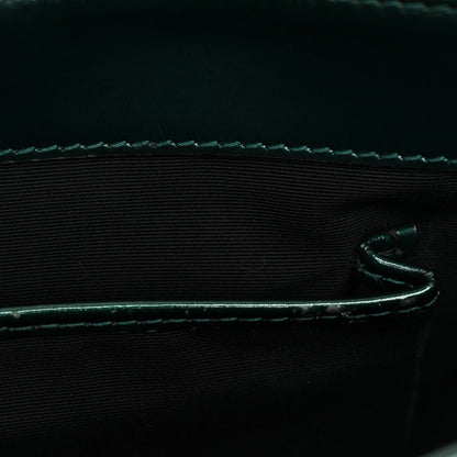 Bulgari Iridescent Calfskin Serpenti Forever Shoulder Bag Emerald Green 12 of 12