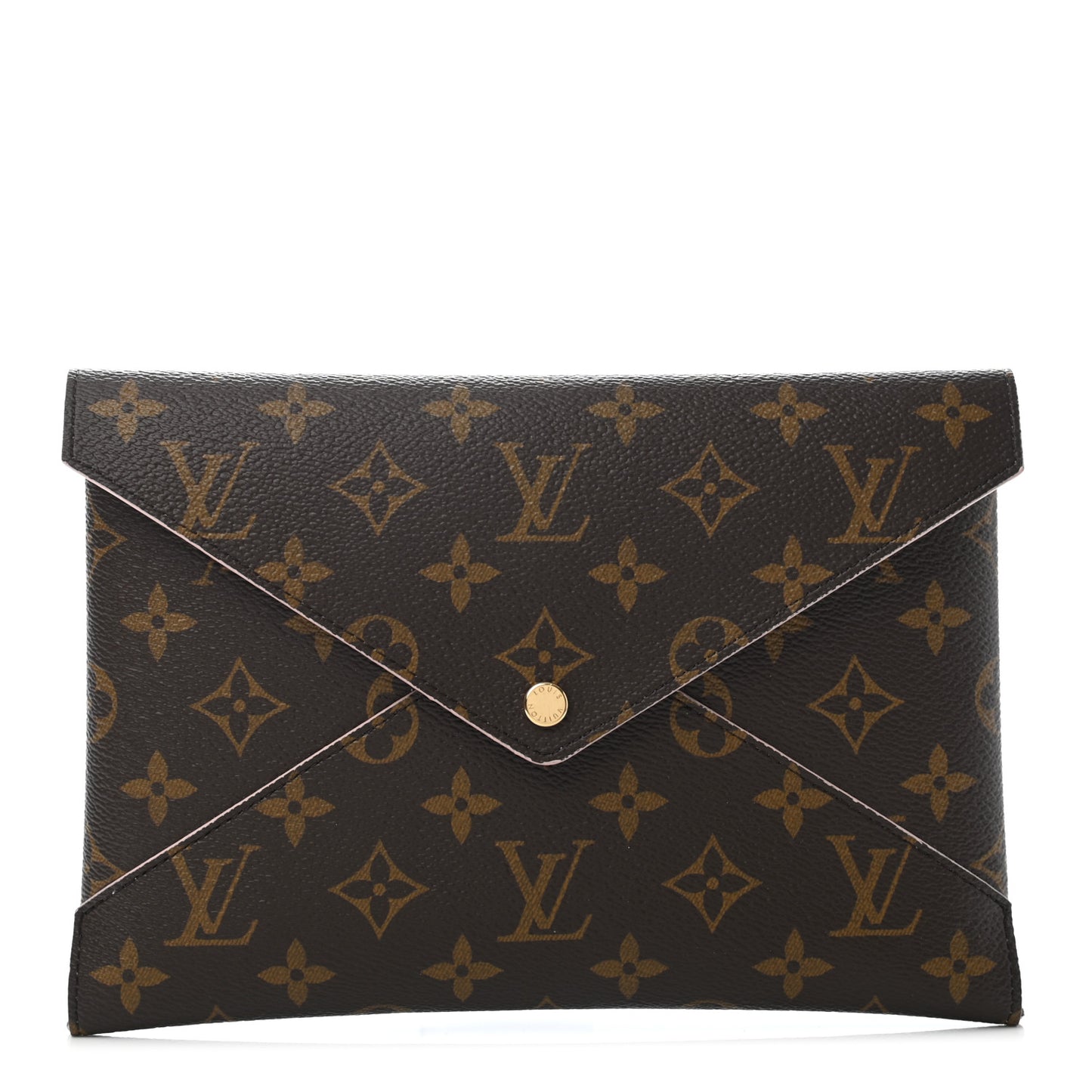 Monogram Large Kirigami Pochette Insert Rose Ballerine