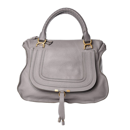 Chloe Calfskin Large Marcie Satchel Cashmere Grey 1 of 11