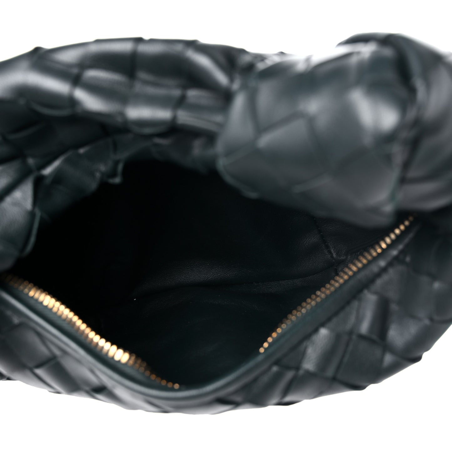 Nappa Intrecciato Mini Jodie Dark Moss