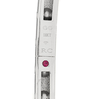 Roberto Coin 18K White Gold Diamond Pois Moi Single Row Bracelet 3 of 4
