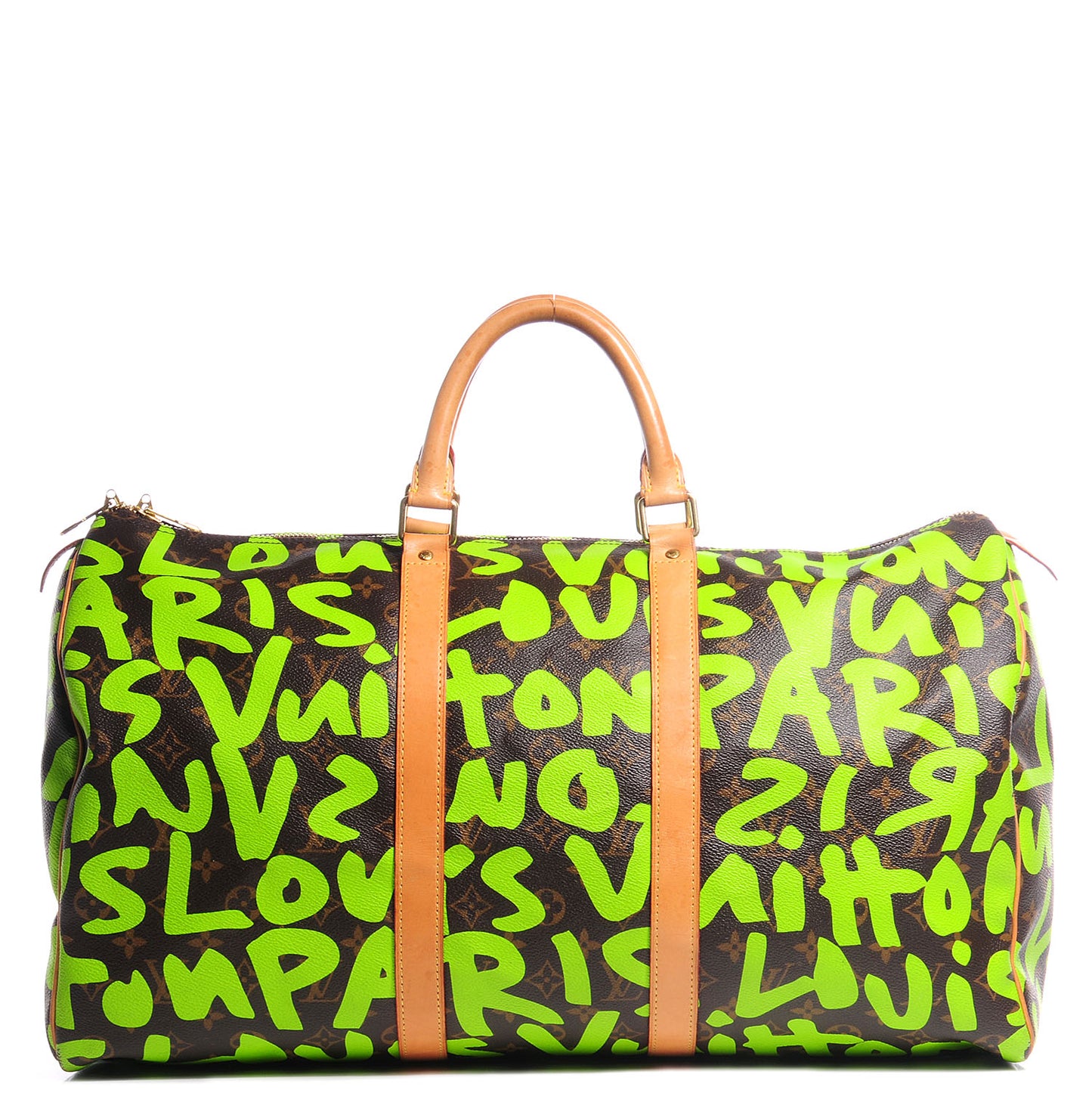 Monogram Graffiti Keepall 50 Green
