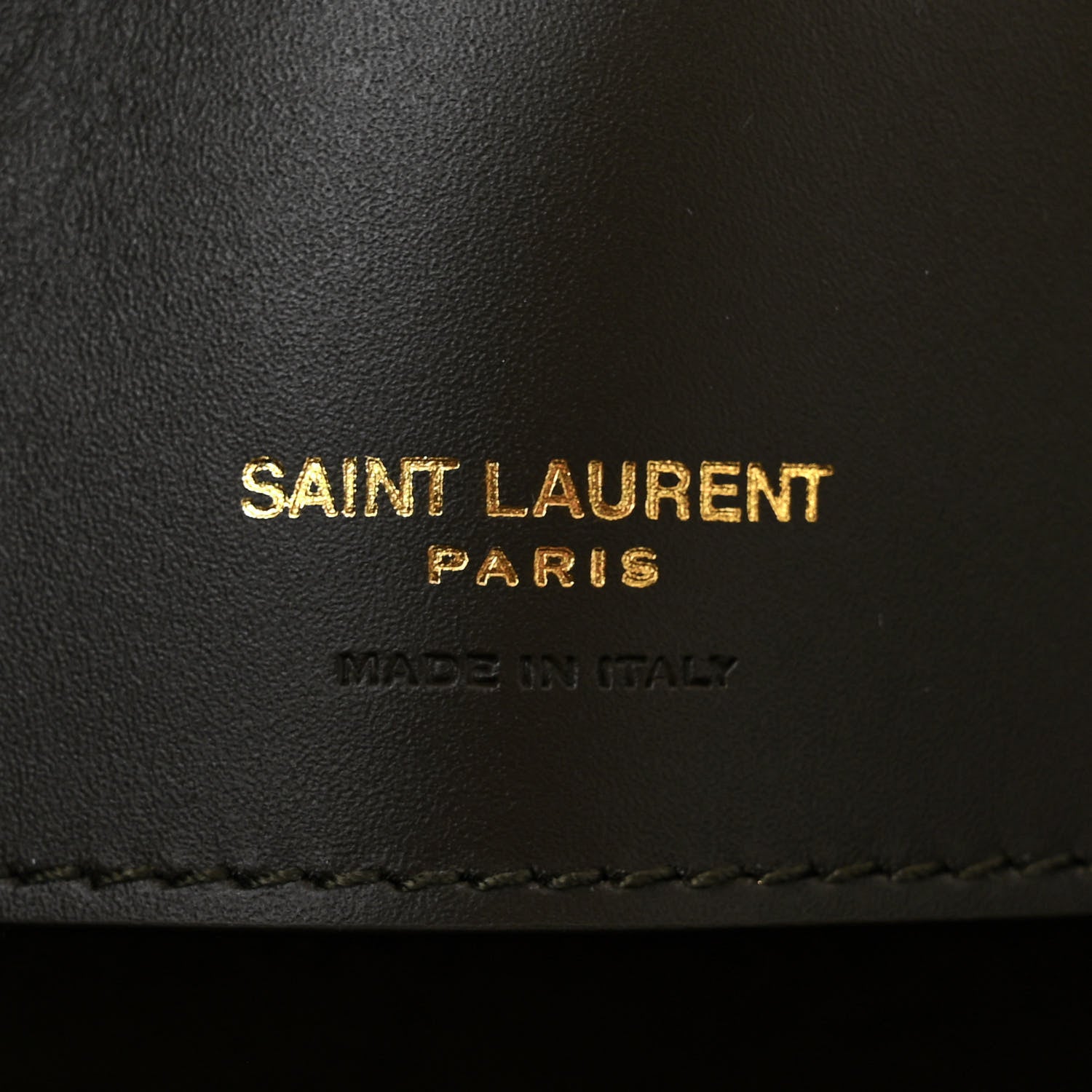 Saint Laurent Shiny Calfskin Le 37 Bucket Bag Deep Musk 7 of 11