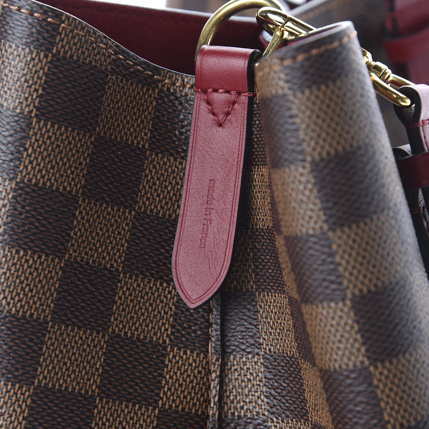 Louis Vuitton Damier Ebene Neonoe MM Cherry Berry 9 of 10