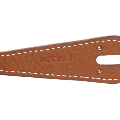 Hermes Taurillon Clemence Lindy 26 Gold 7 of 12