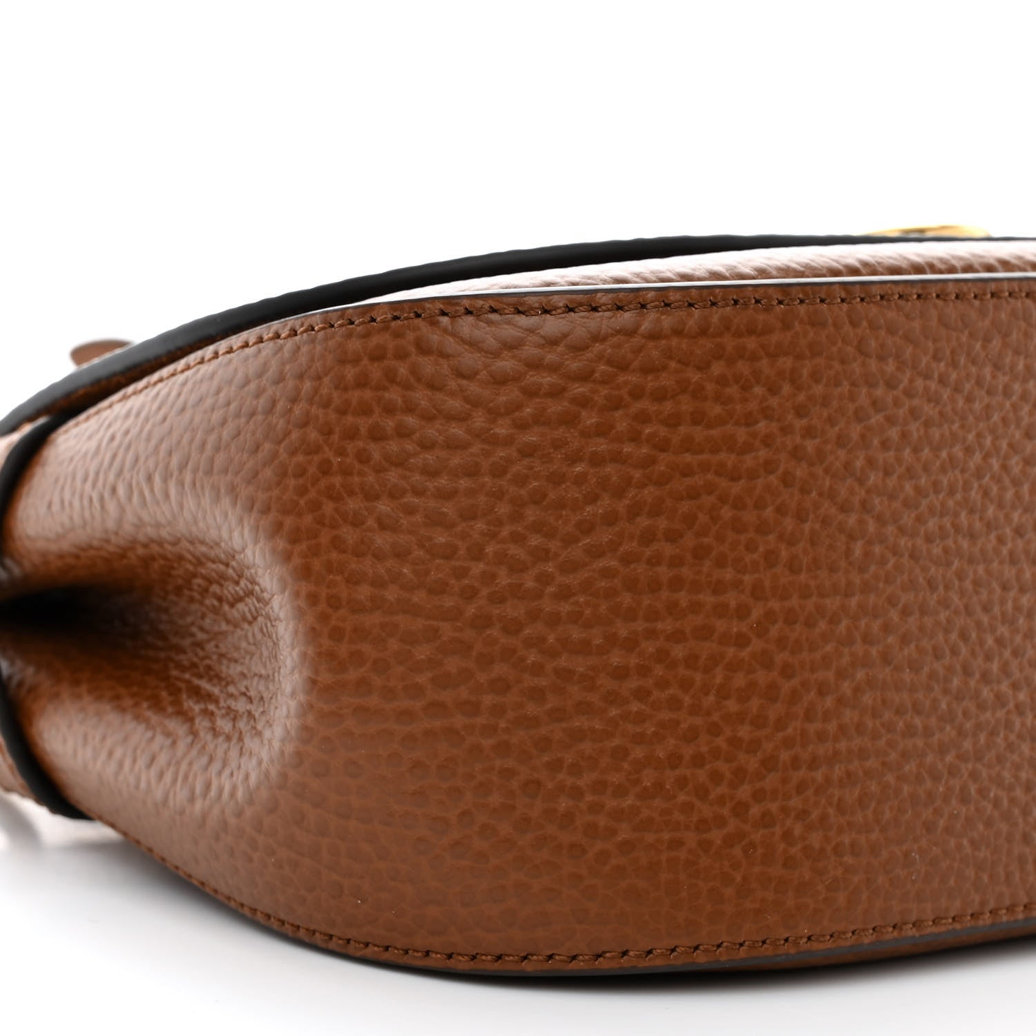 Mulberry Small Classic Grain Calfskin Small Amberley Satchel Oak 9 of 10