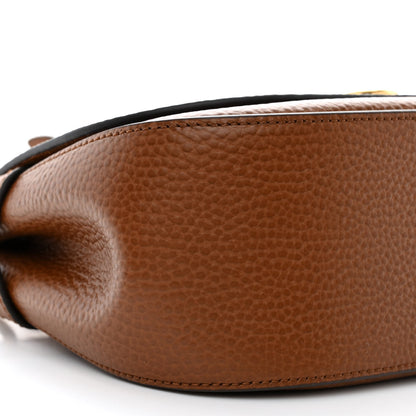 Mulberry Small Classic Grain Calfskin Small Amberley Satchel Oak 9 of 10