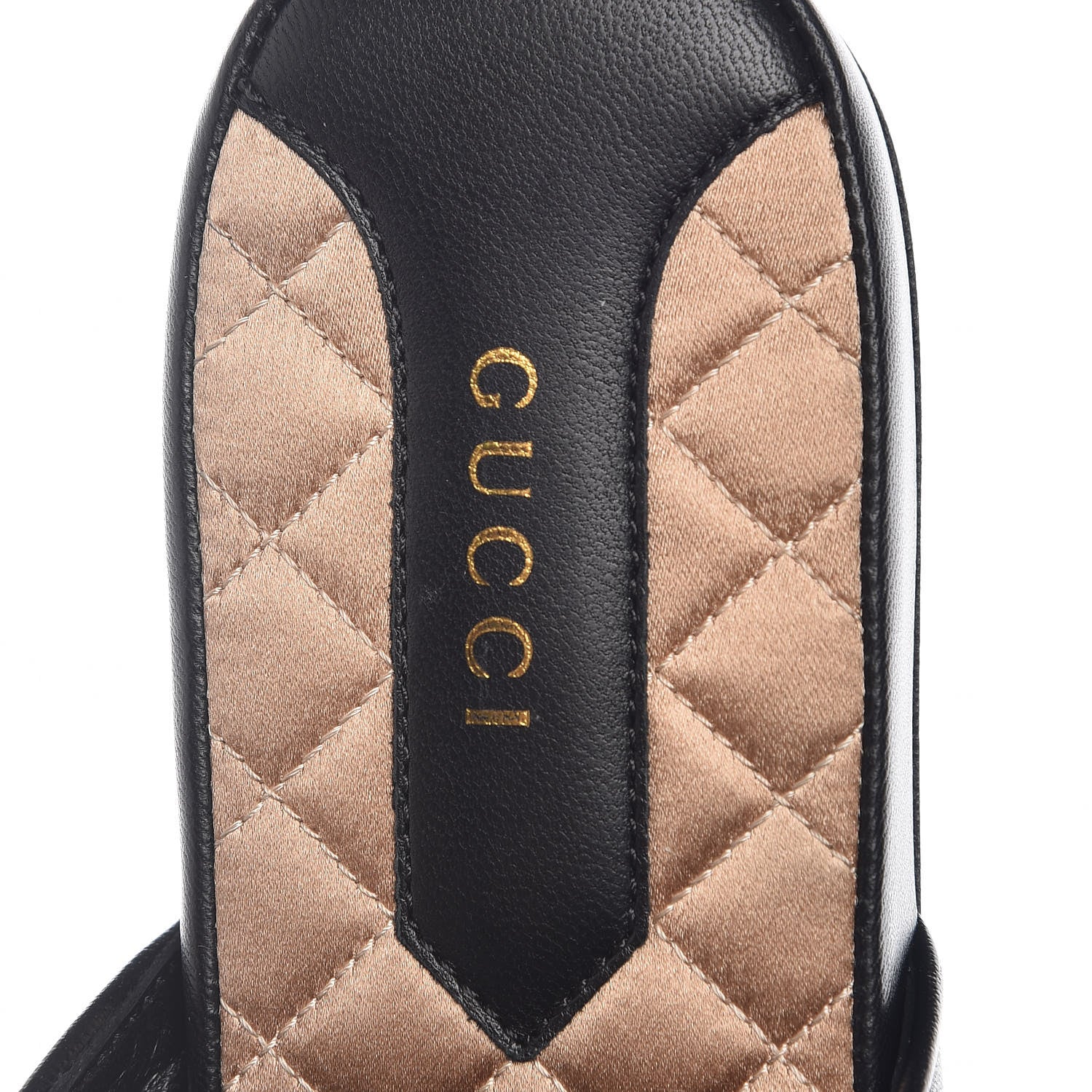 Gucci X MLB Lambskin NY Yankees Embroidered Womens GG Slippers 36 Black 7 of 9