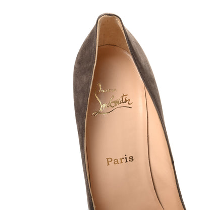 Christian Louboutin Suede Royal Miss Clichy 140 Pumps 39.5 Brown 6 of 7