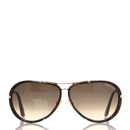 Tom Ford Cyrille Aviator Sunglasses TF109 Tortoise 2 of 9
