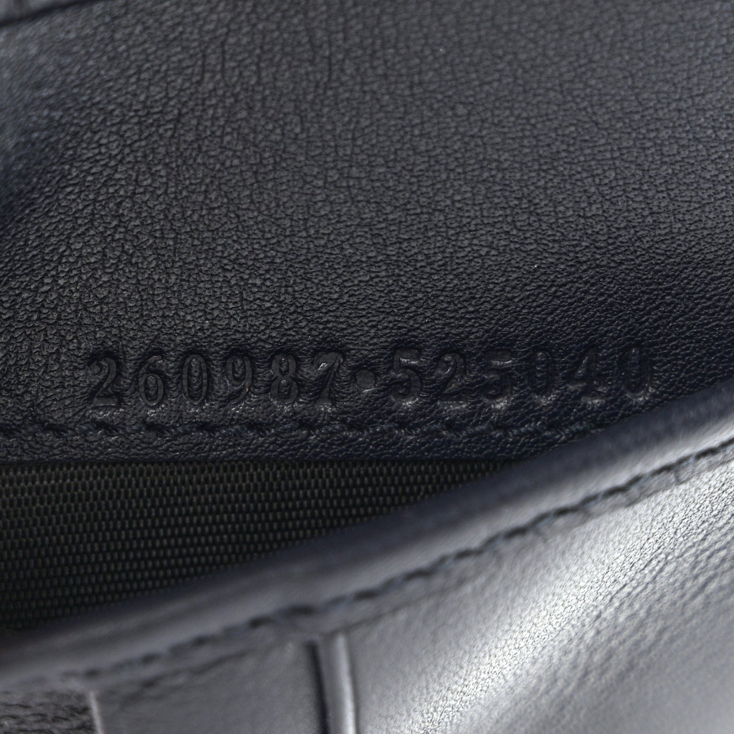 Gucci Guccissima Avel Bi-Fold Wallet Blue 7 of 7