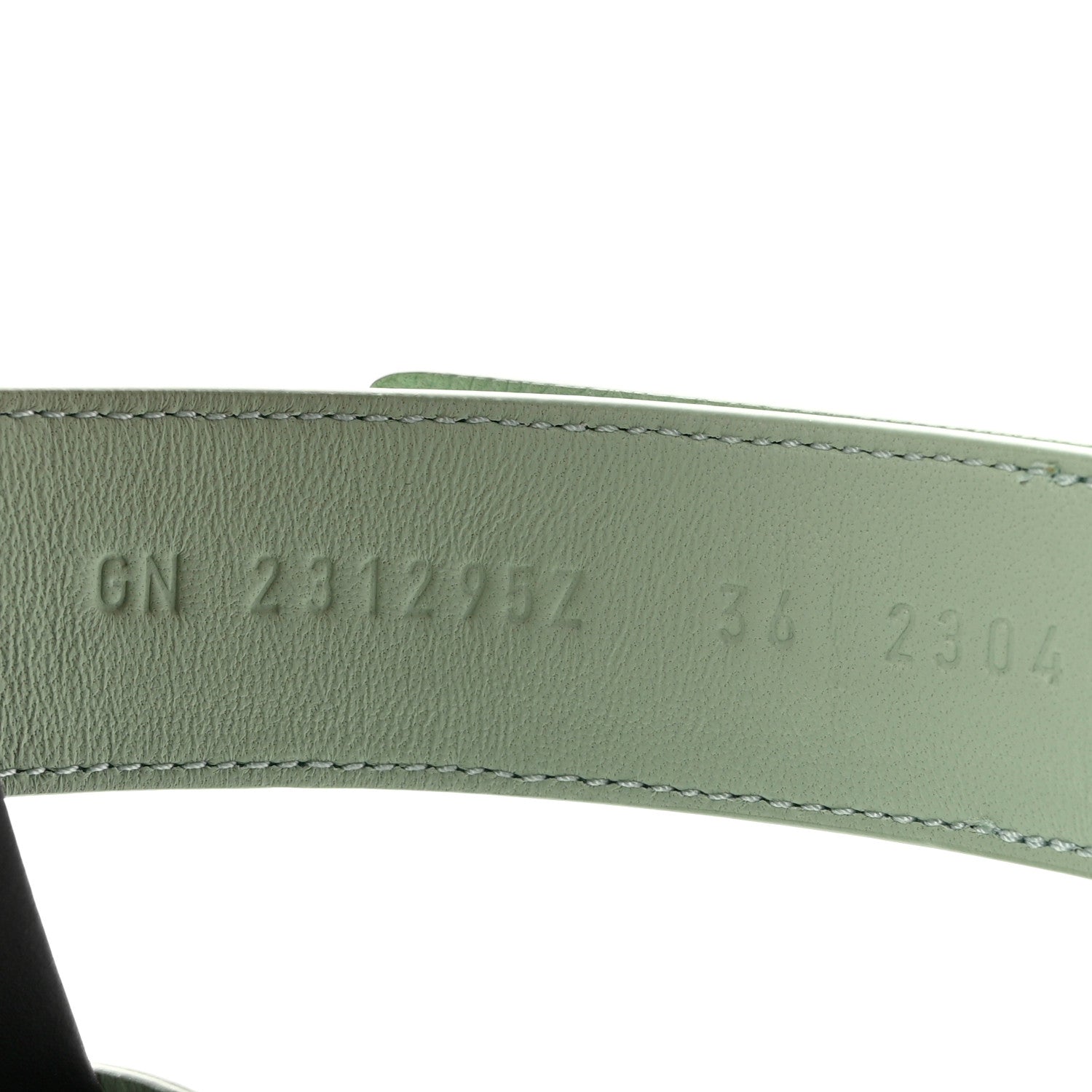 Hermes Epsom Womens Chypre Sandals 36 Vert Jade 8 of 8