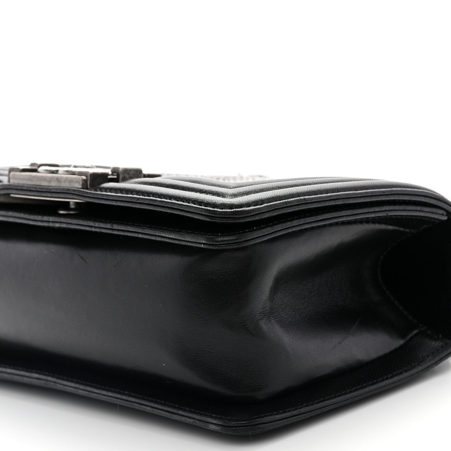 Chanel Galuchat Stingray Small Boy Flap Black 10 of 11