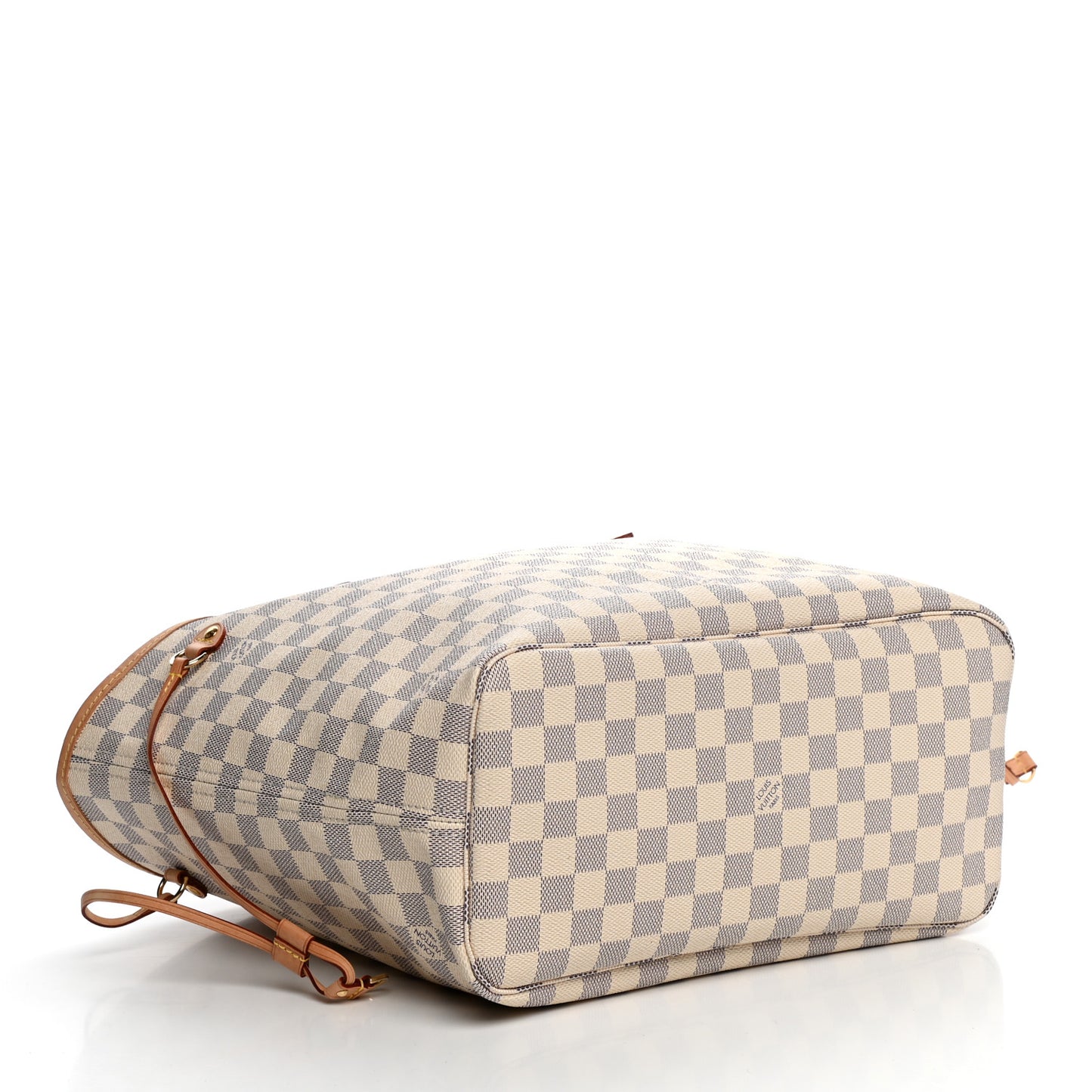 Damier Azur Neo Neverfull MM Rose Ballerine