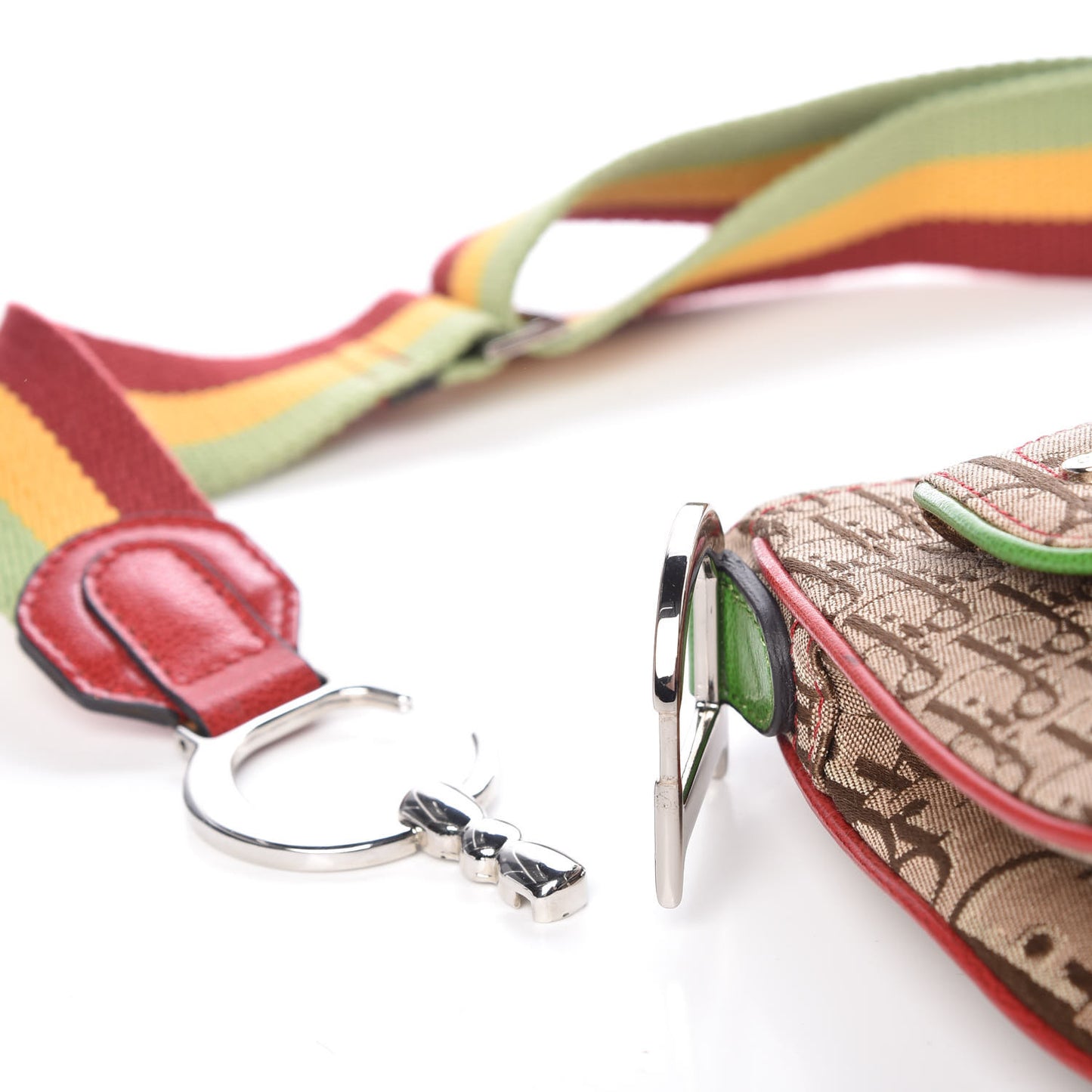 Monogram Rasta Double Saddle Beige