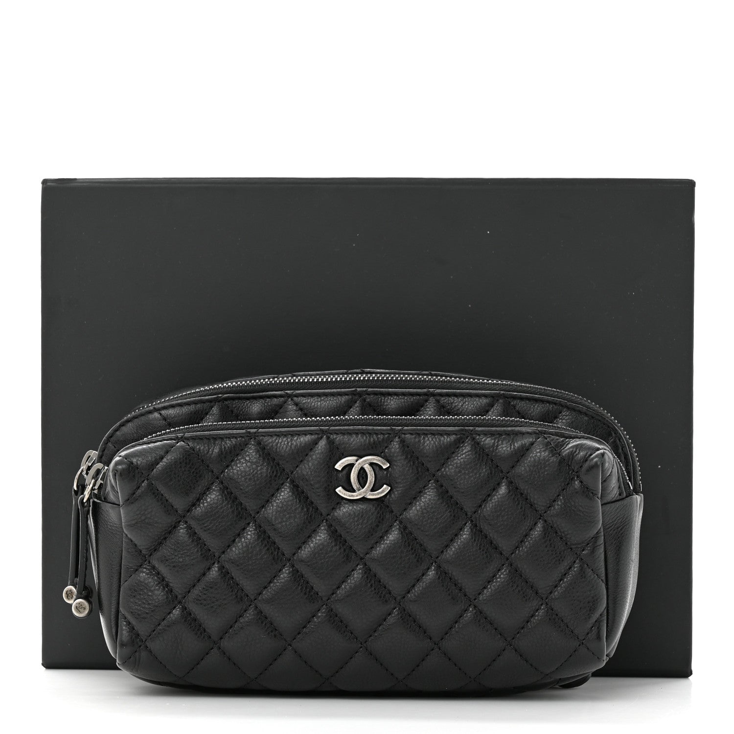 Chanel Calfskin Quilted Waist Bag Black 3 of 11