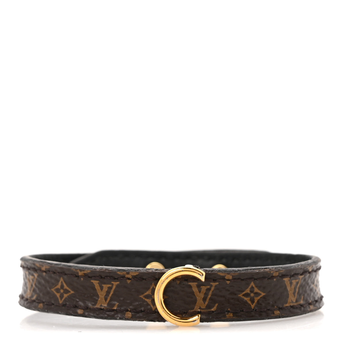 Louis Vuitton Monogram Fasten Your LV Bracelet 17 1 of 4