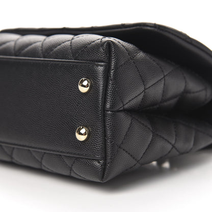 Chanel Caviar Quilted Mini Coco Handle Flap Black 9 of 11