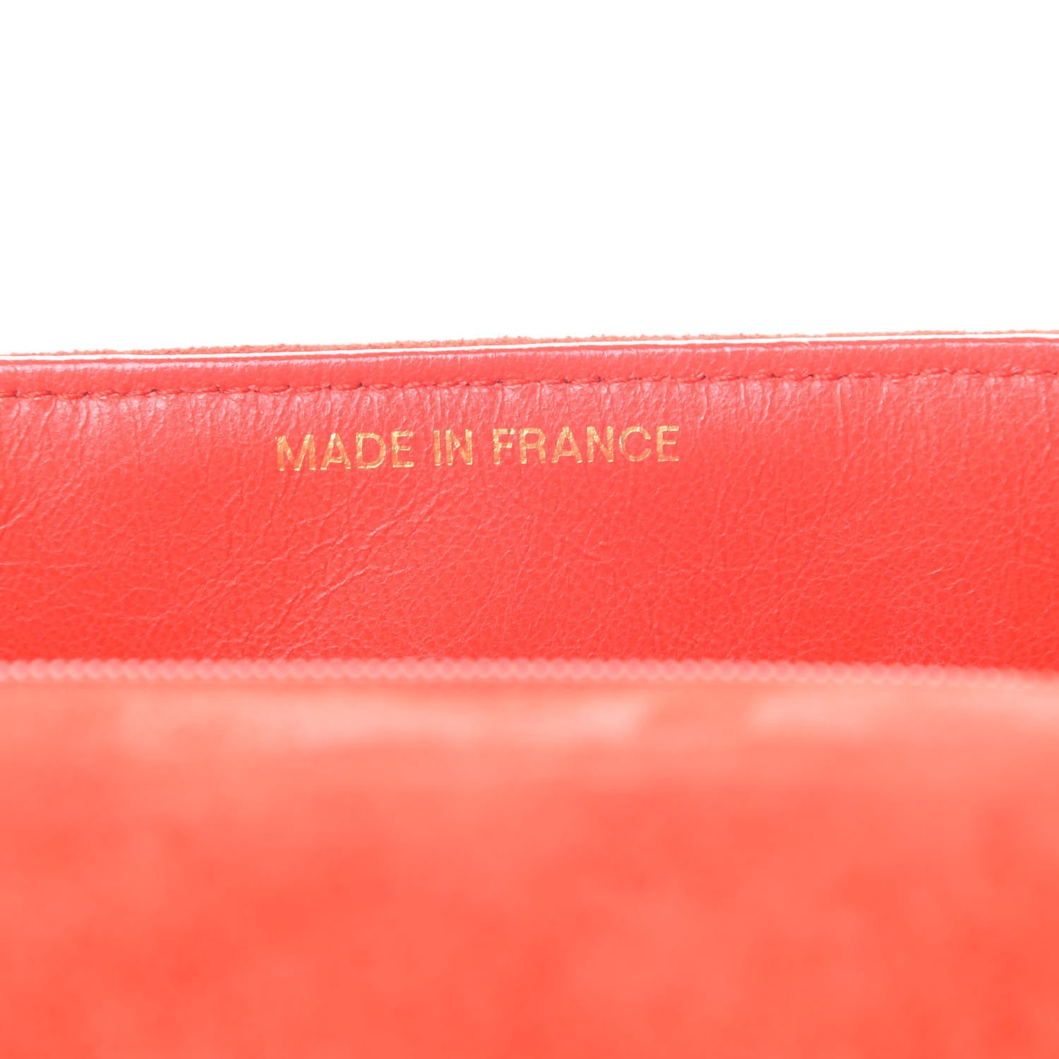 Chanel Suede Quilted Medium Single Flap Red 7 of 13