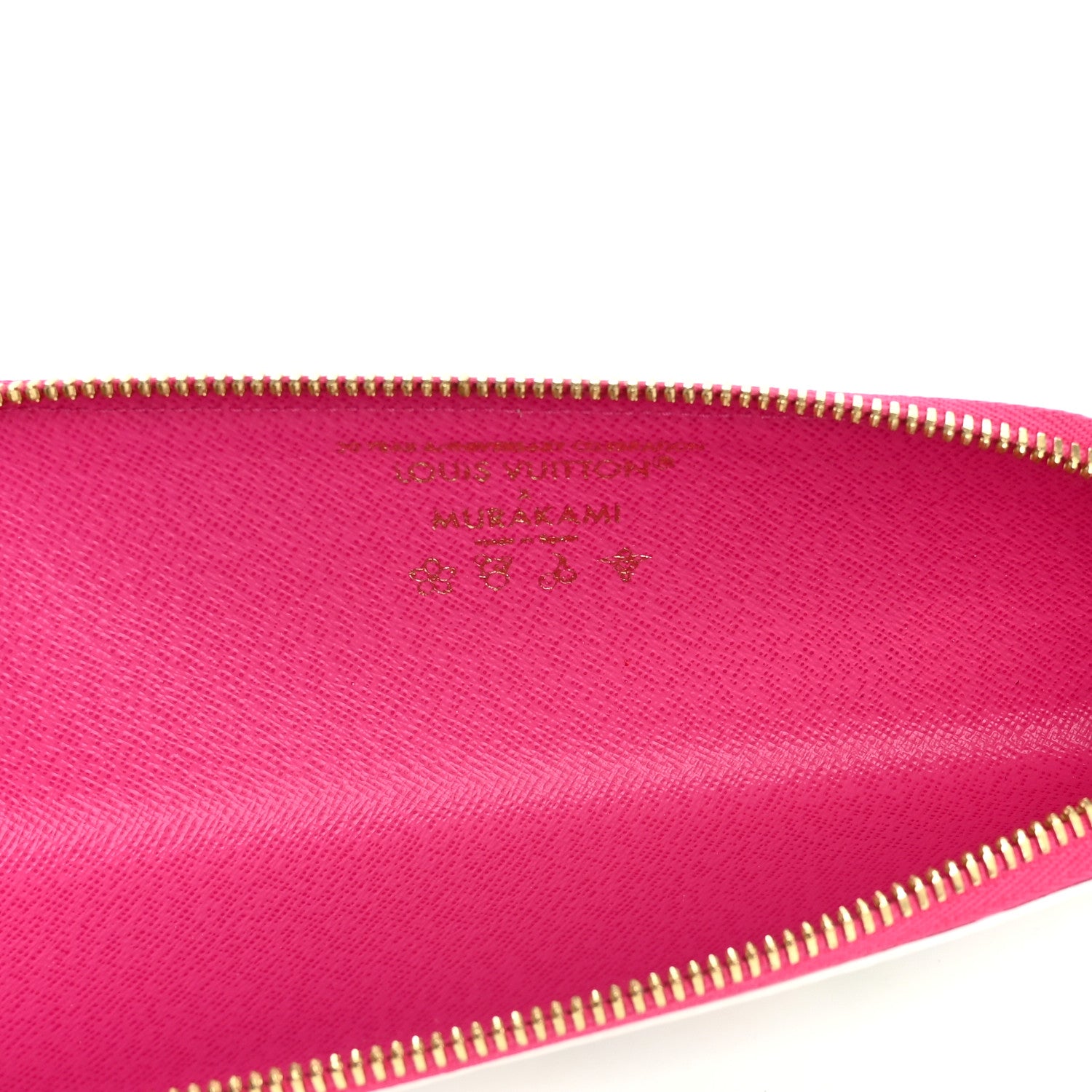 Louis Vuitton LV X TM Monogram Multicolor Charlotte Pencil Pouch Fuchsia 5 of 8