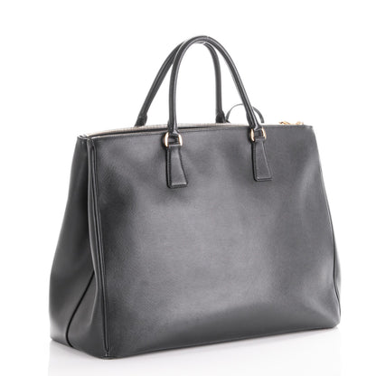 Prada Saffiano Lux Extra Large Galleria Double Zip Tote Black 3 of 8