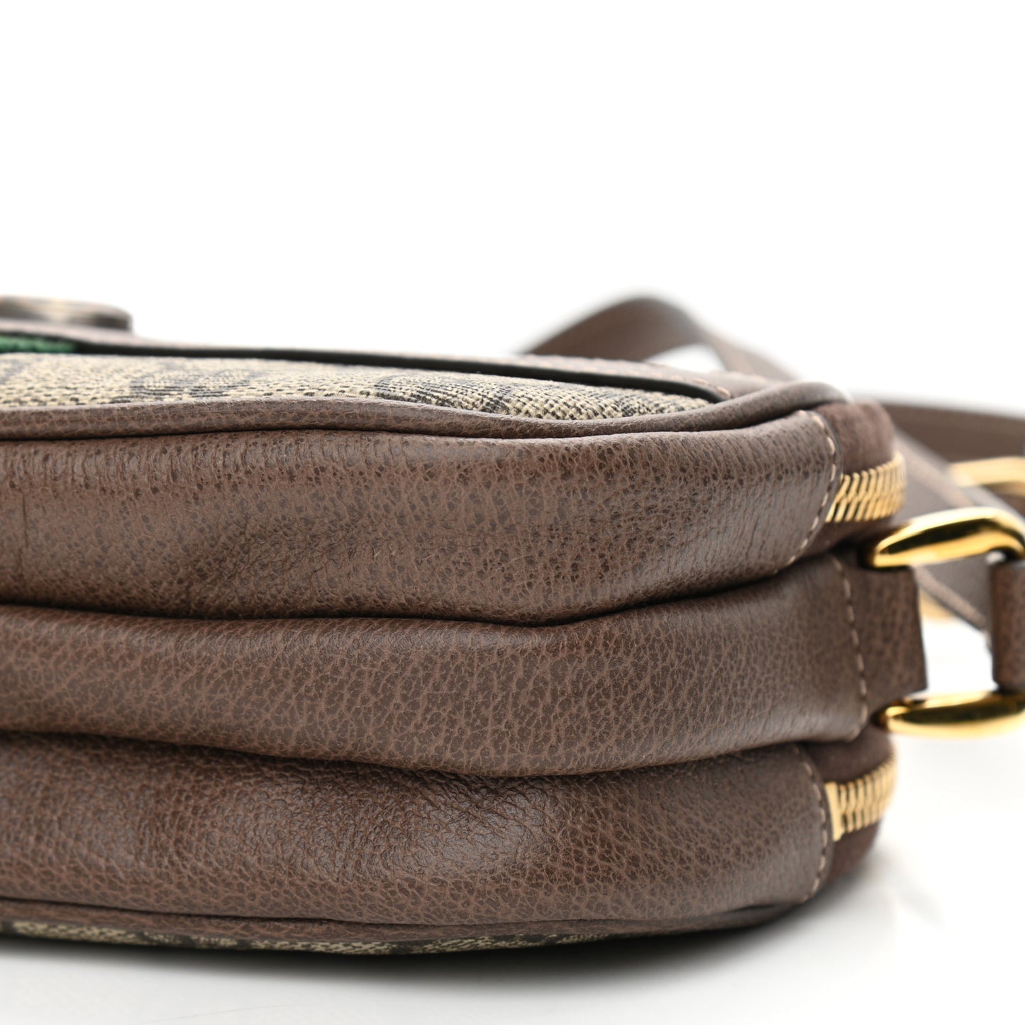 GG Supreme Monogram Web Mini Ophidia GG Bag Brown