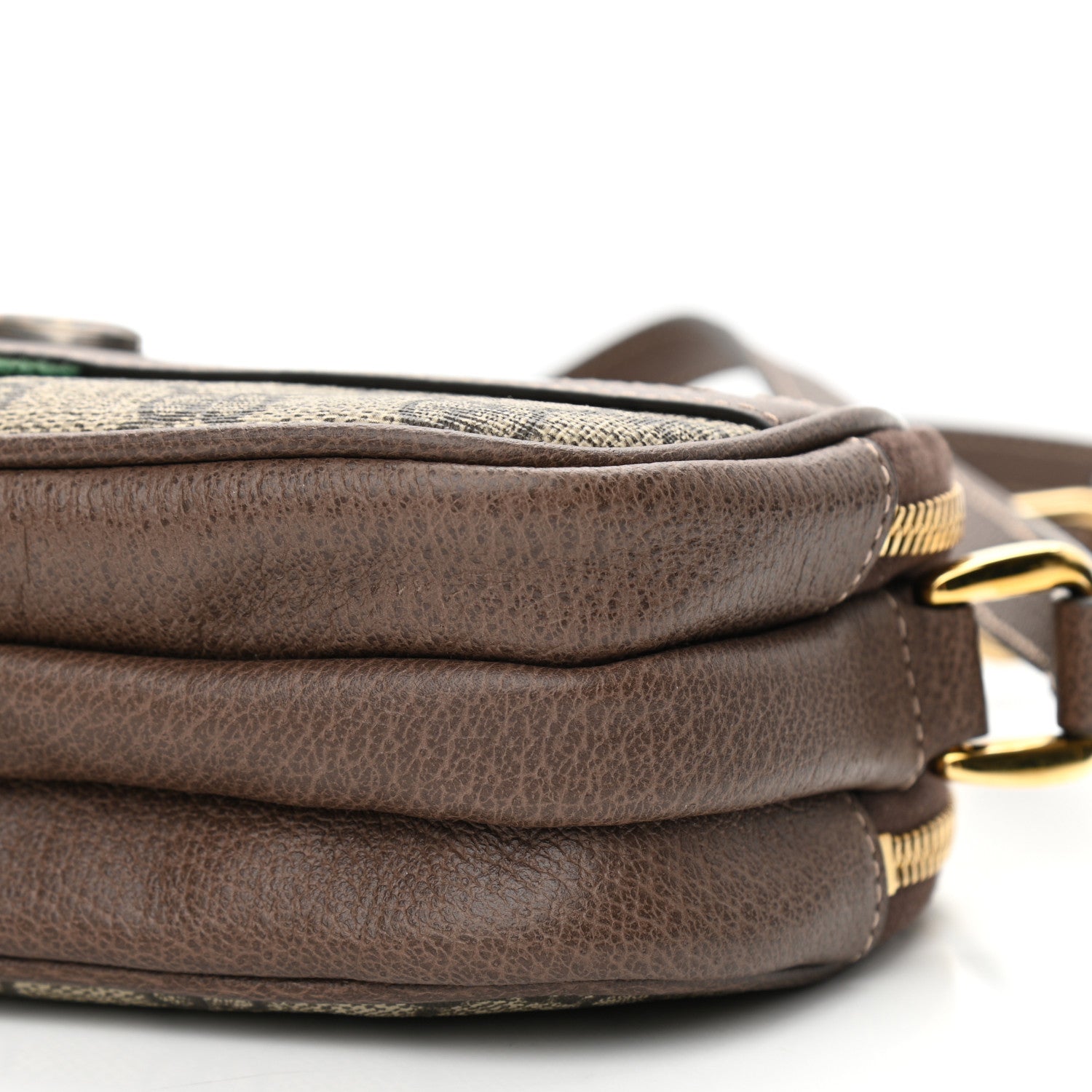 Gucci GG Supreme Monogram Web Mini Ophidia GG Bag Brown 9 of 10