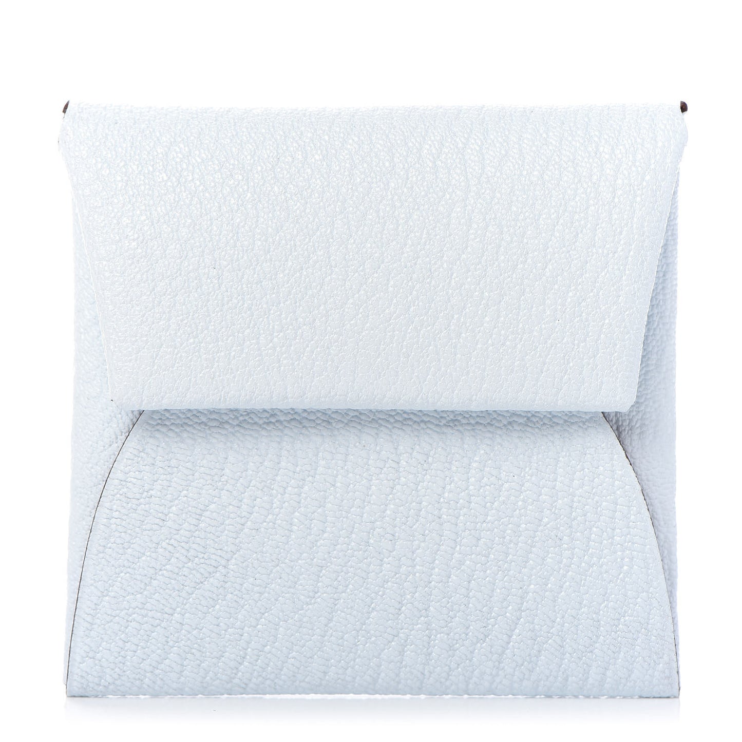 Chevre Mysore Bastia Verso Coin Purse Bleu Brume Brique