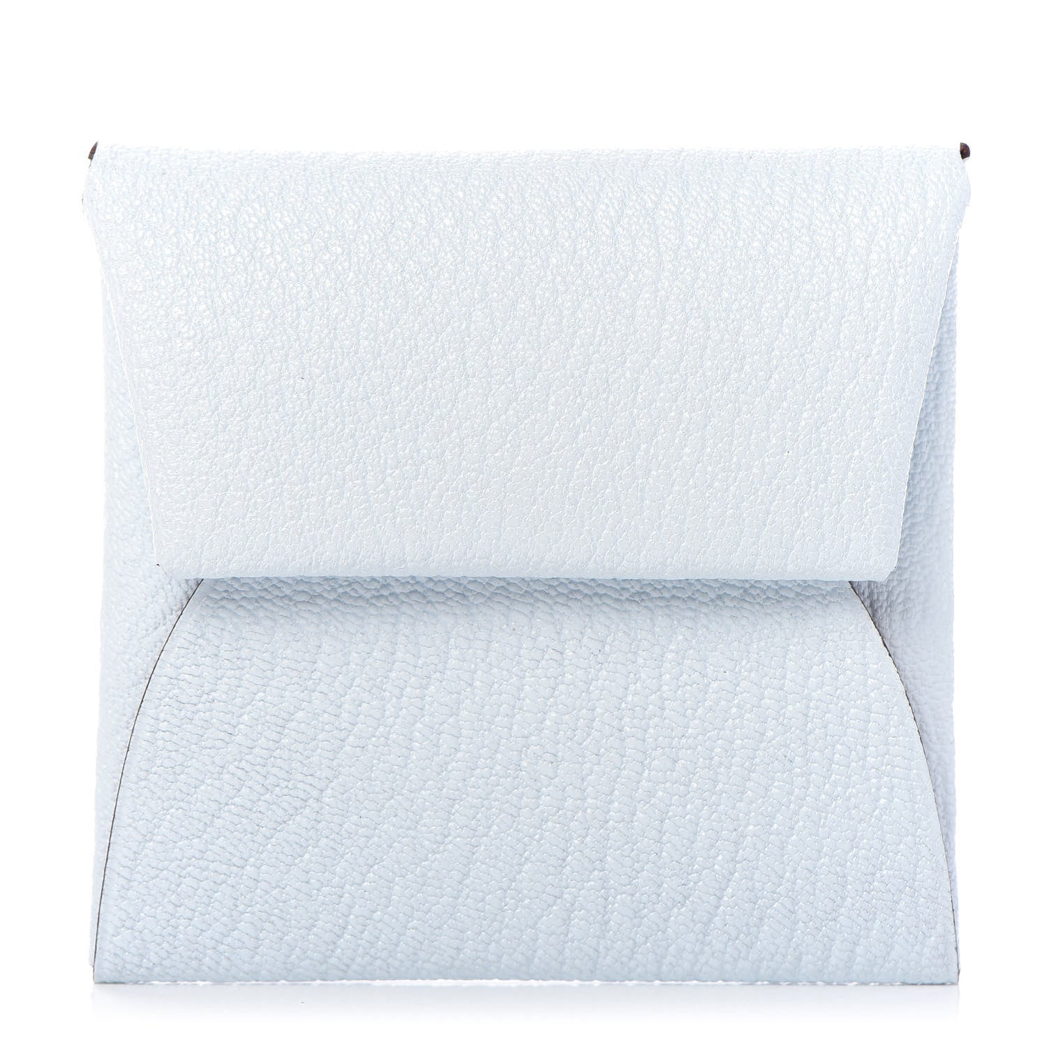 Hermes Chevre Mysore Bastia Verso Coin Purse Bleu Brume Brique 1 of 8