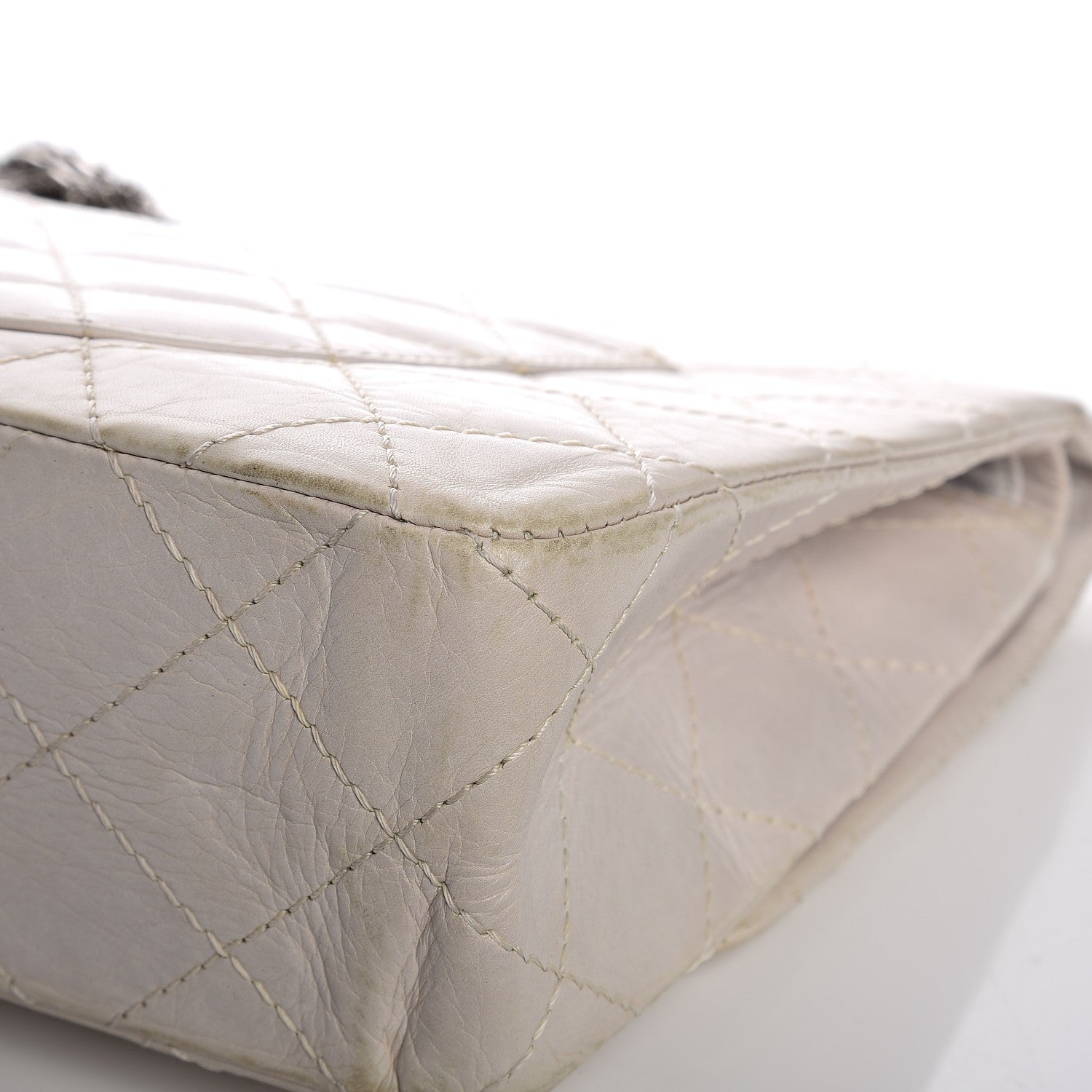 Chanel Aged Calfskin Quilted 2.55 Reissue 227 Flap White 21 of 22