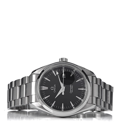 Omega Stainless Steel 39mm Seamaster Aqua Terra Quartz Watch Black 2517.50 3 of 7