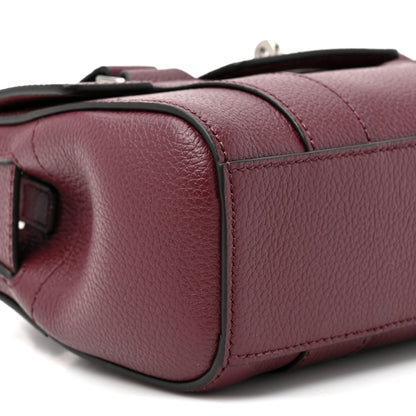 Mulberry Small Classic Grain Mini Bayswater  Black Cherry 9 of 9
