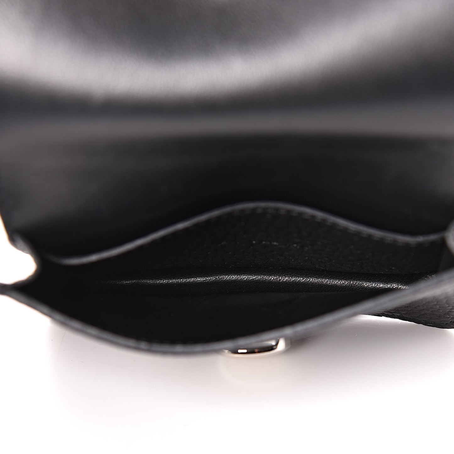 Togo Dogon Card Case Black